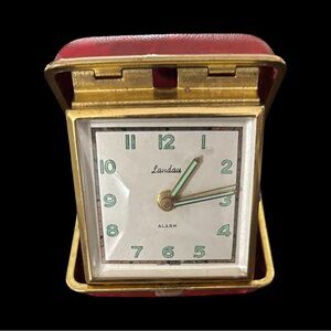 Vintage Landau Travel Alarm Clock- West Germany